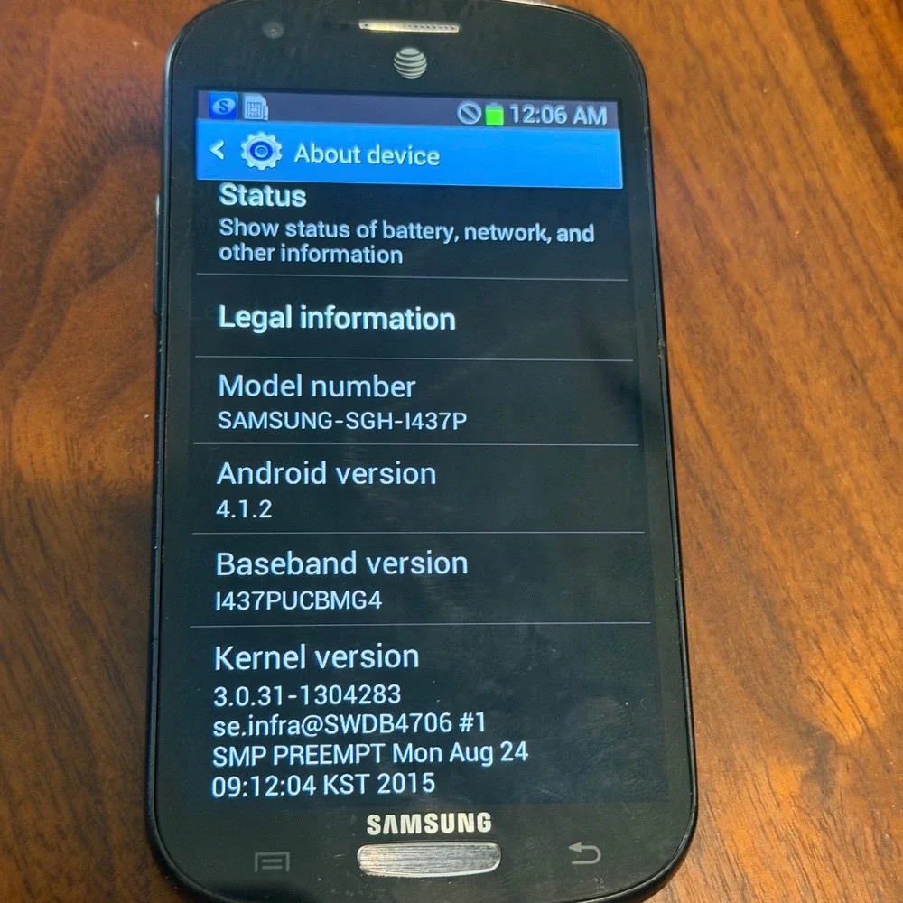 Samsung Galaxy Express SGH-I437P AT&T 8GB Black Android Smartphone Charger PARTS